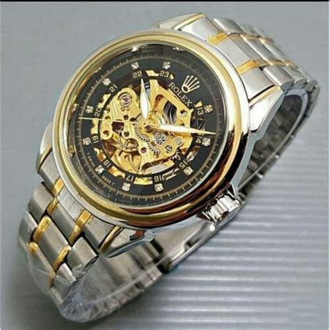 harga jam tangan rolex automatic transparan|jam tangan rolex original harga.